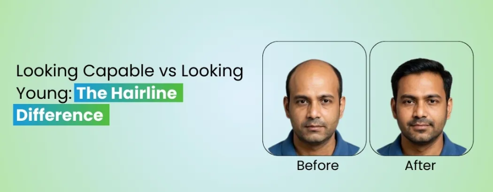 Looking Capable vs Looking Young: The Hairline Difference