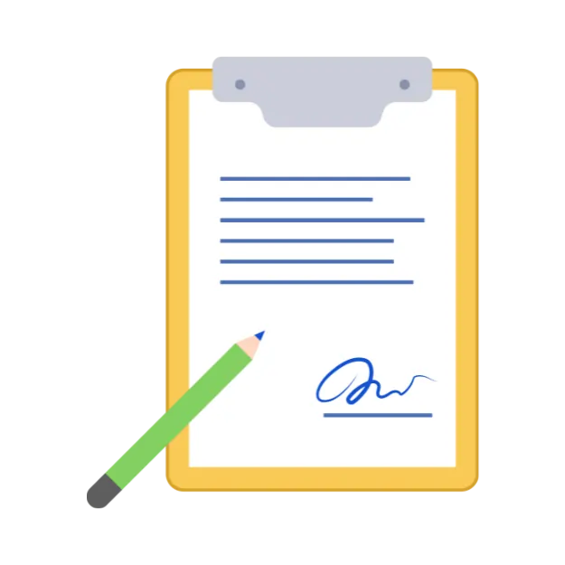 Icon of a document with a signature. Text: Transparent Informed Consent. Keywords: informed consent, surgical risks, patient decision-making.