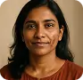 Woman smiling, representing successful reconstructive surgery. Keywords: reconstructive surgery, accident, illness, congenital.