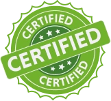 Certified stamp icon. Text: Board-certified Surgeons. Keywords: certified surgeons, experienced plastic surgeons, highest standards of care.
