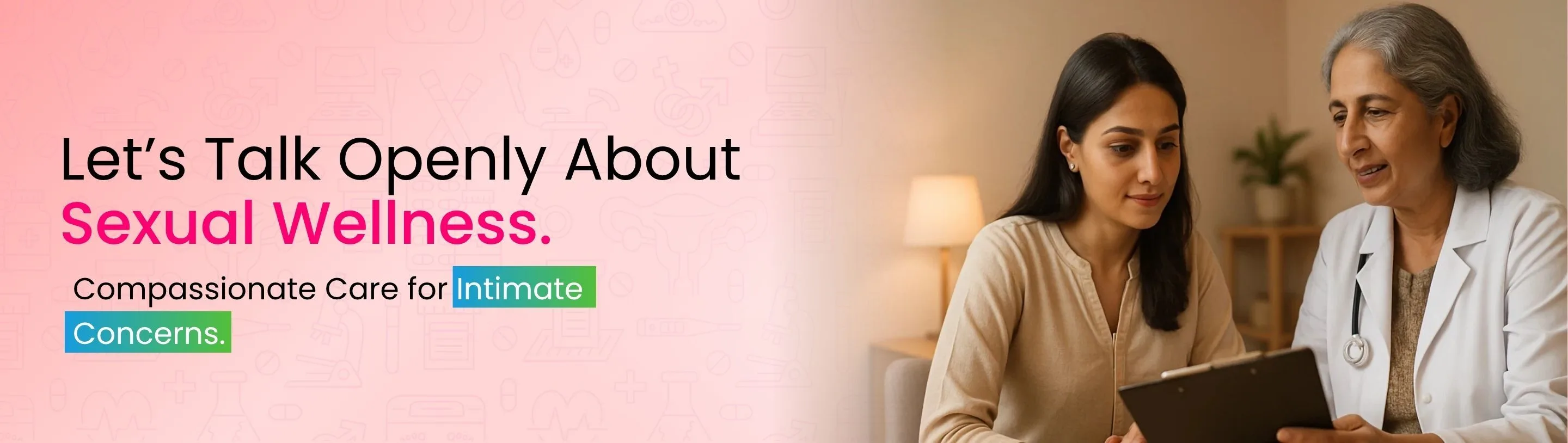 Desktop Banner image of Sexual medicine treatment