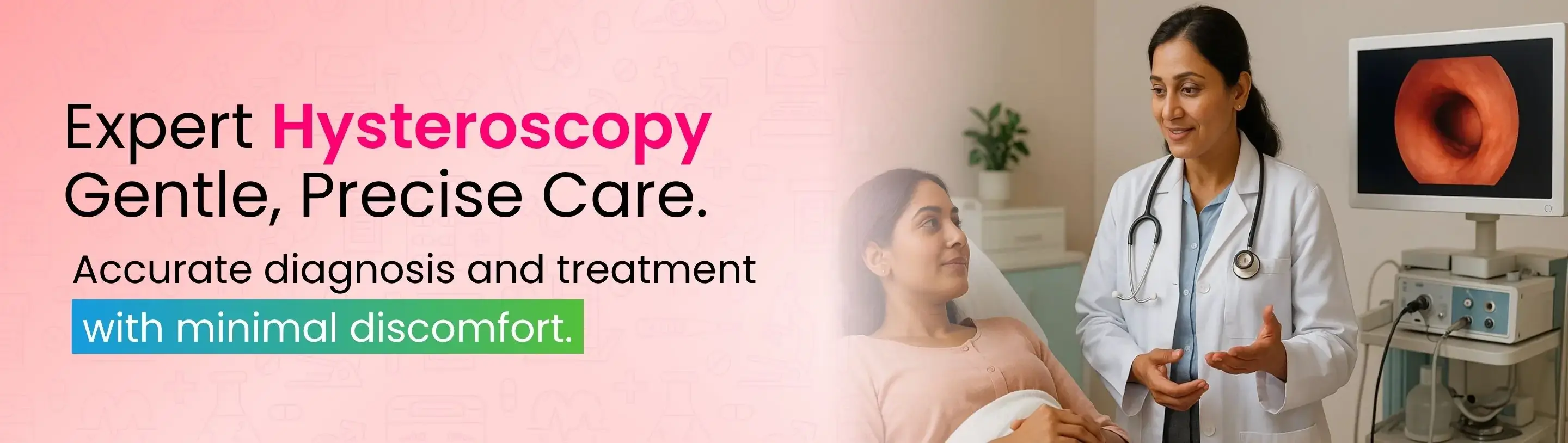 Desktop Banner of Hysteroscopy treatment
