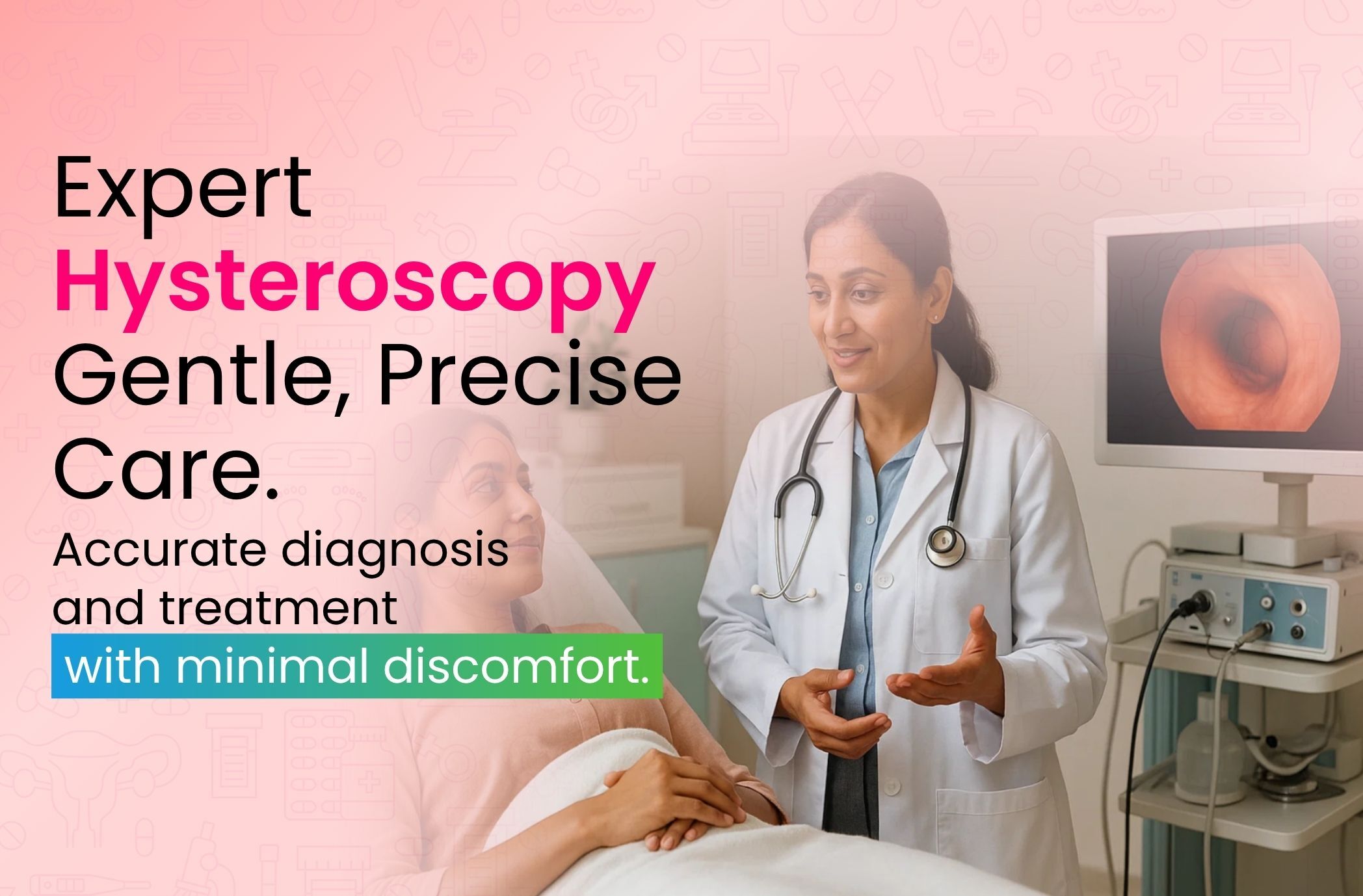 Mobile Banner of Hysteroscopy treatment