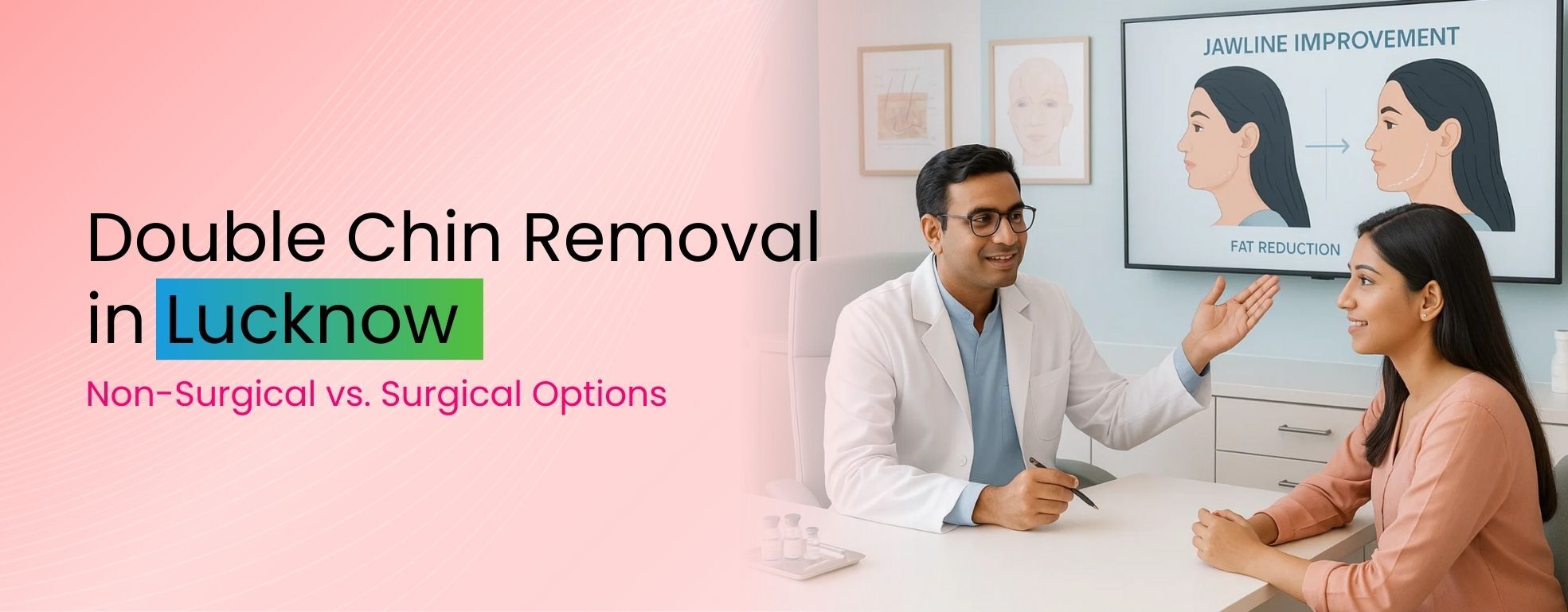Double Chin Removal in Lucknow: Non-Surgical vs. Surgical Options